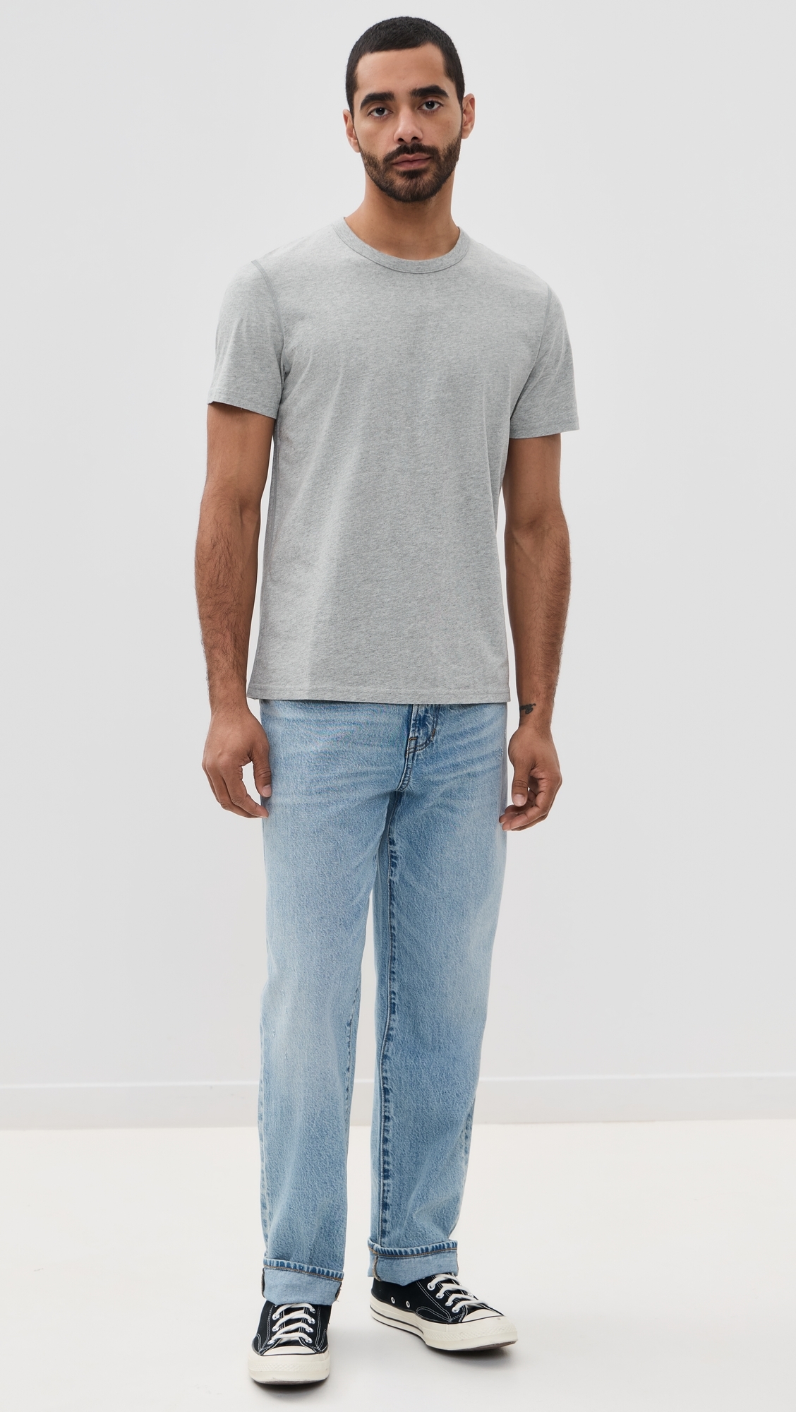 Reigning Champ Lightweight Jersey T-Shirt H. Grey