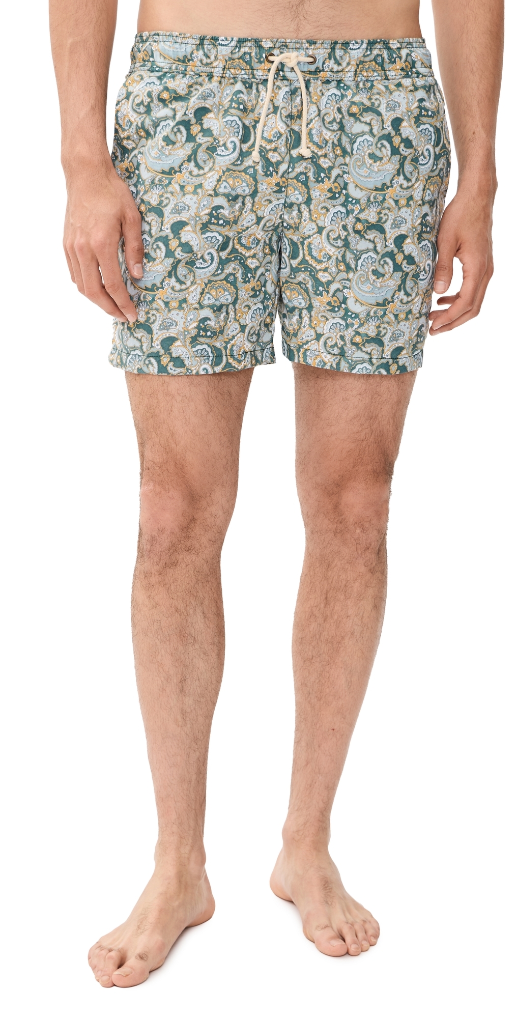 The Swimshorts Green/Mustard