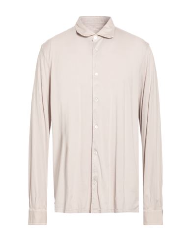 Man Shirt Light grey Size 40 Organic cotton