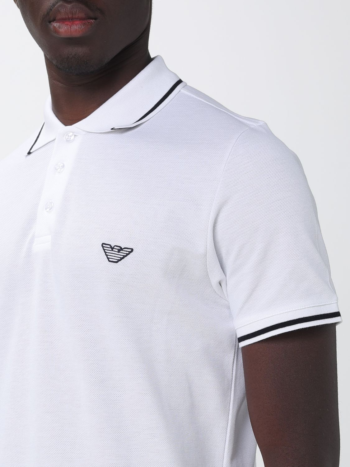 Polo Shirt Men color White