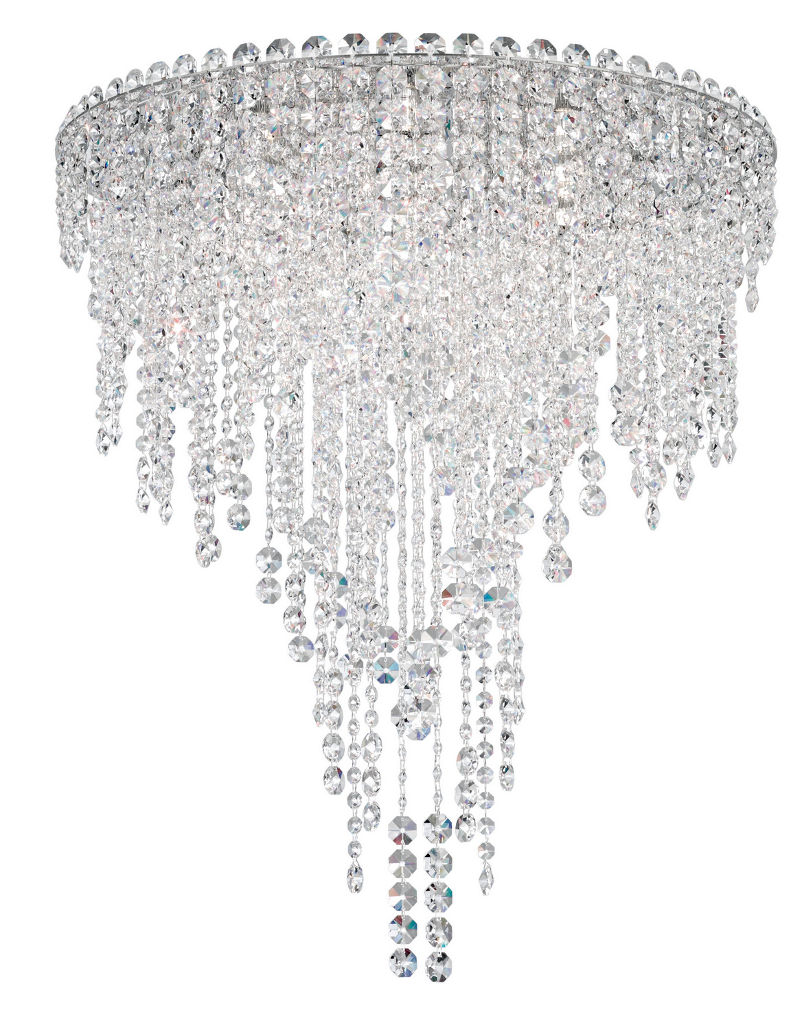 Chantant 6-Light Flush Mount Ceiling Light in Stainless Stee