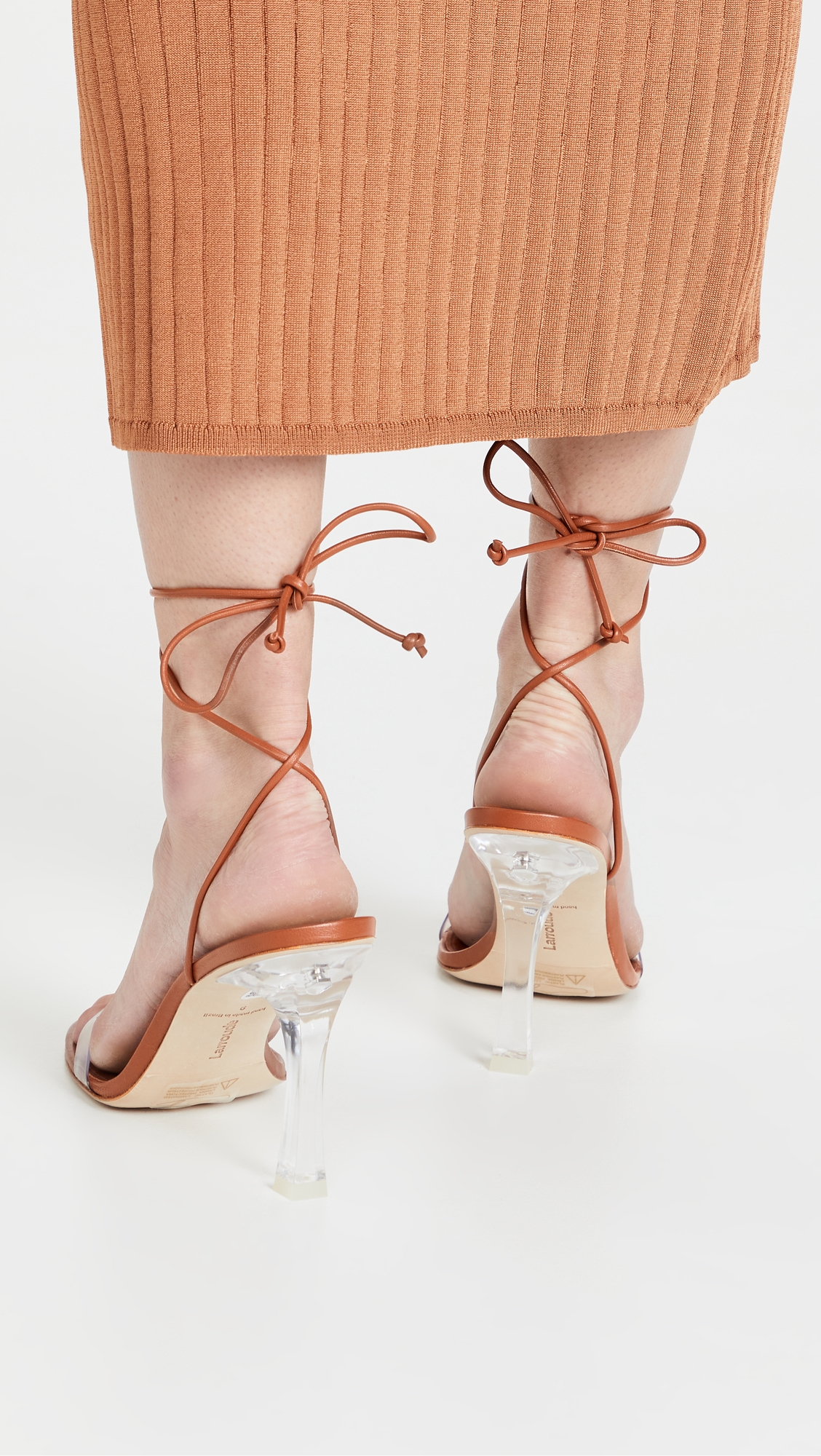 Gloria Heeled Sandals Caramel