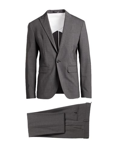 Man Suit Grey Size 36 Virgin Wool, Elastane