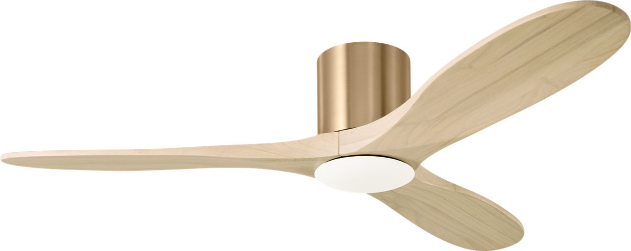 Burnished Brass 52" Ceiling Fan from the Maverick Collection