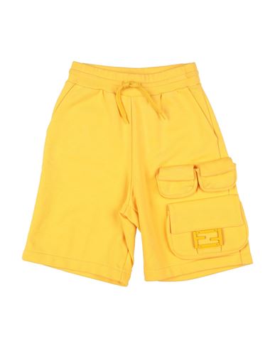 Kid Boy Shorts & Bermuda Shorts Marigold Size 10 Cotton
