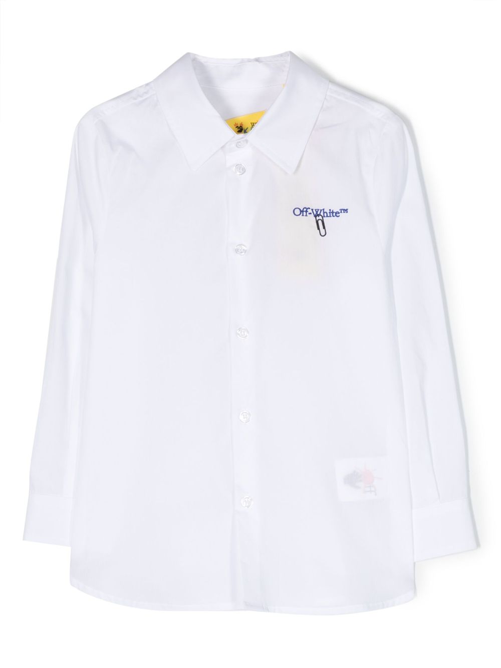 Logo-print cotton shirt