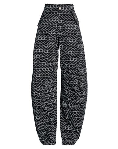 Woman Pants Black Size 4 Cotton