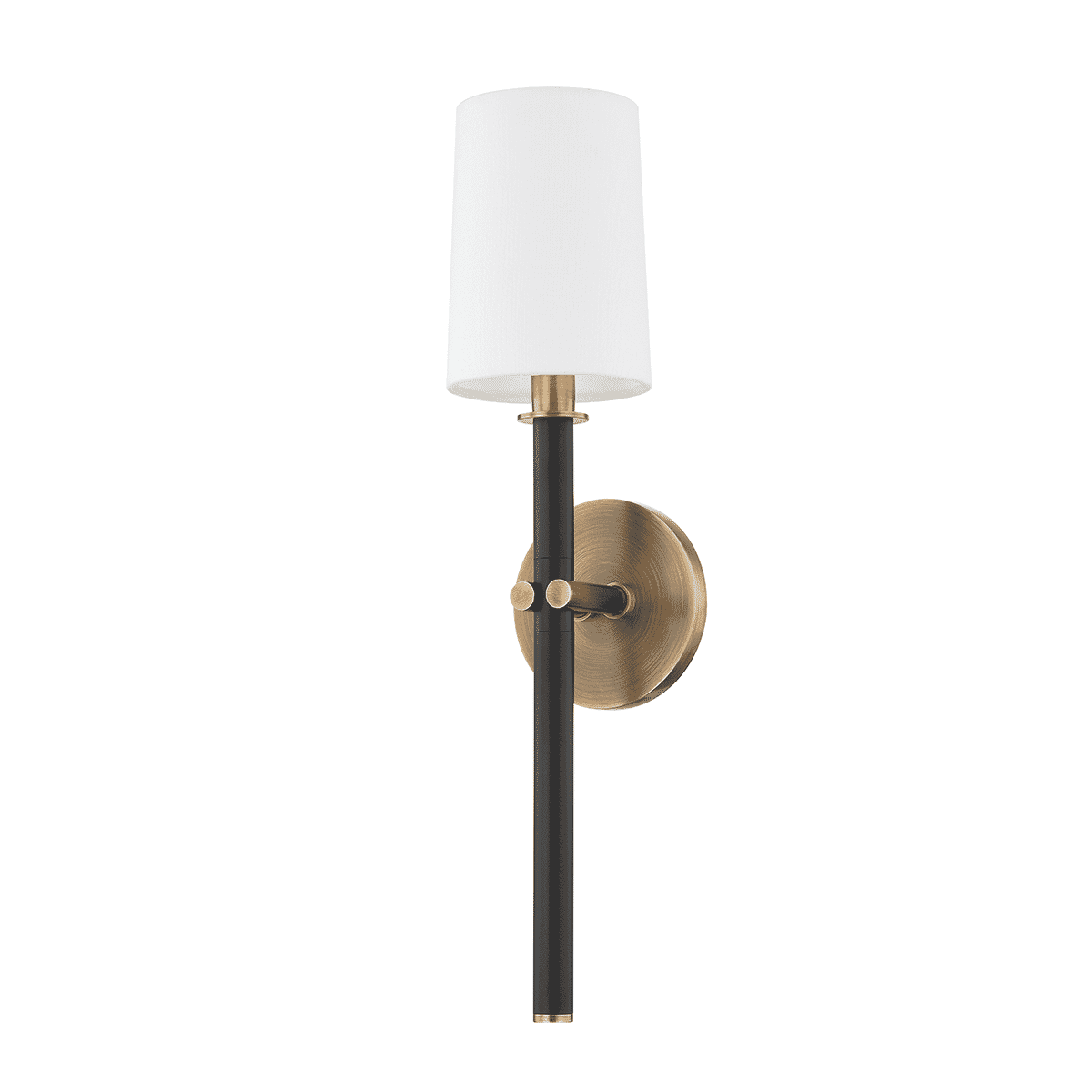 Patina Brass One Light Wall Sconce from the Belvedere Collection