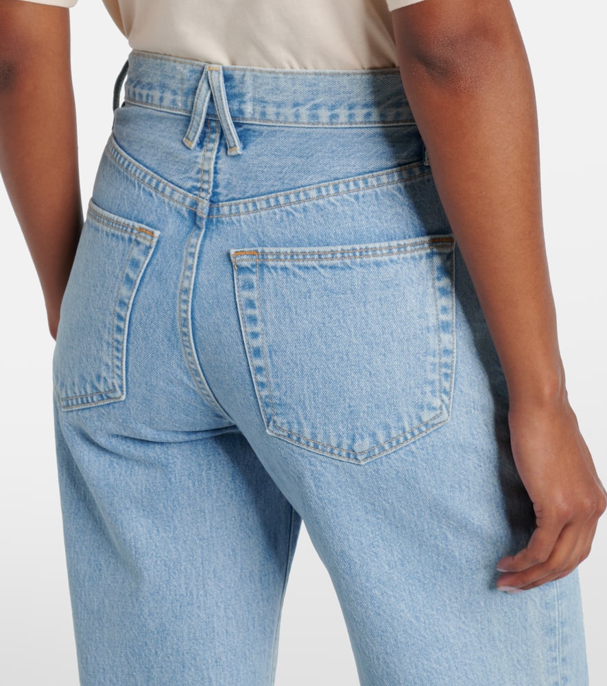 Grace high-rise wide-leg jeans