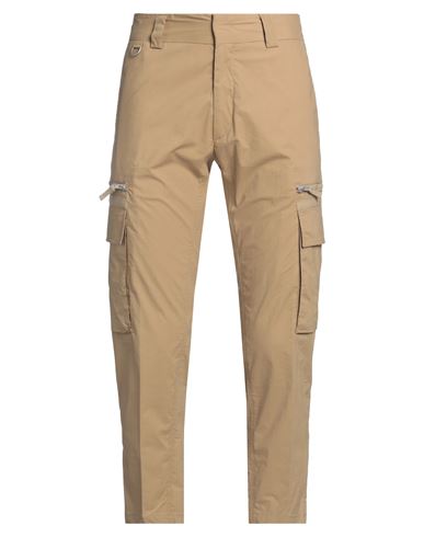 Paolo Pecora Man Pants Camel Size 28 Cotton, Elastane