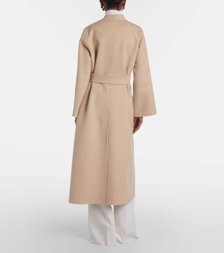 Vezzoso camel hair wrap coat