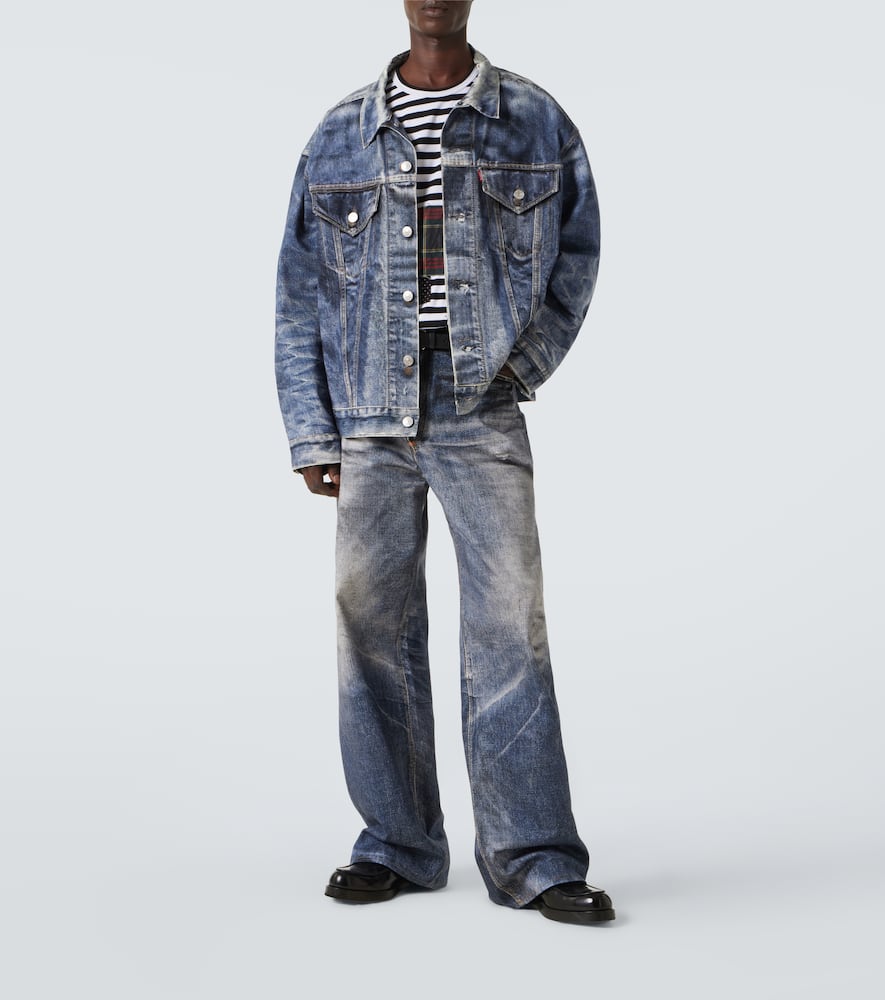 X Levi's printed denim jacket