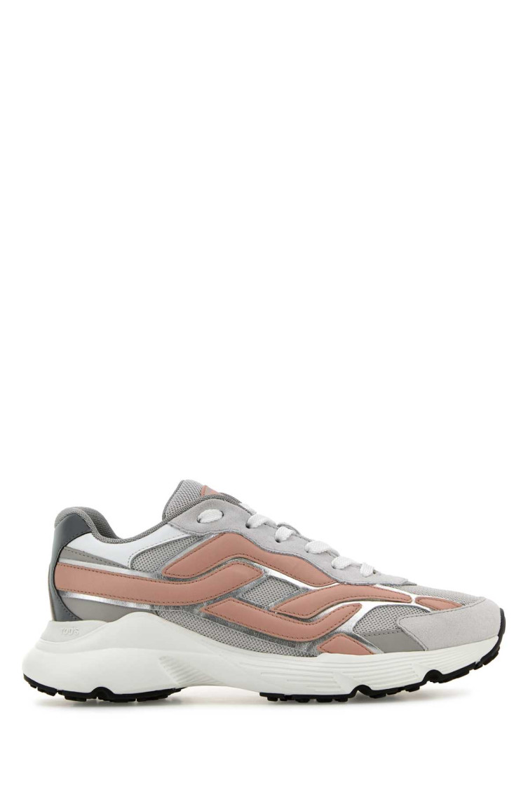 Multicolor Lace Up Sneakers