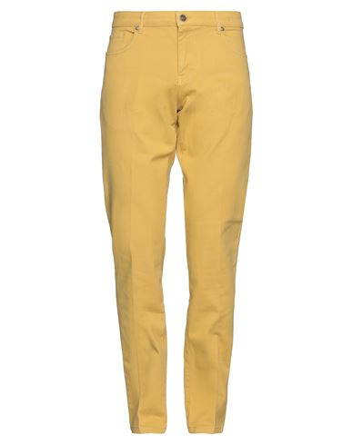 Man Pants Marigold Size 32 Cotton, Elastane