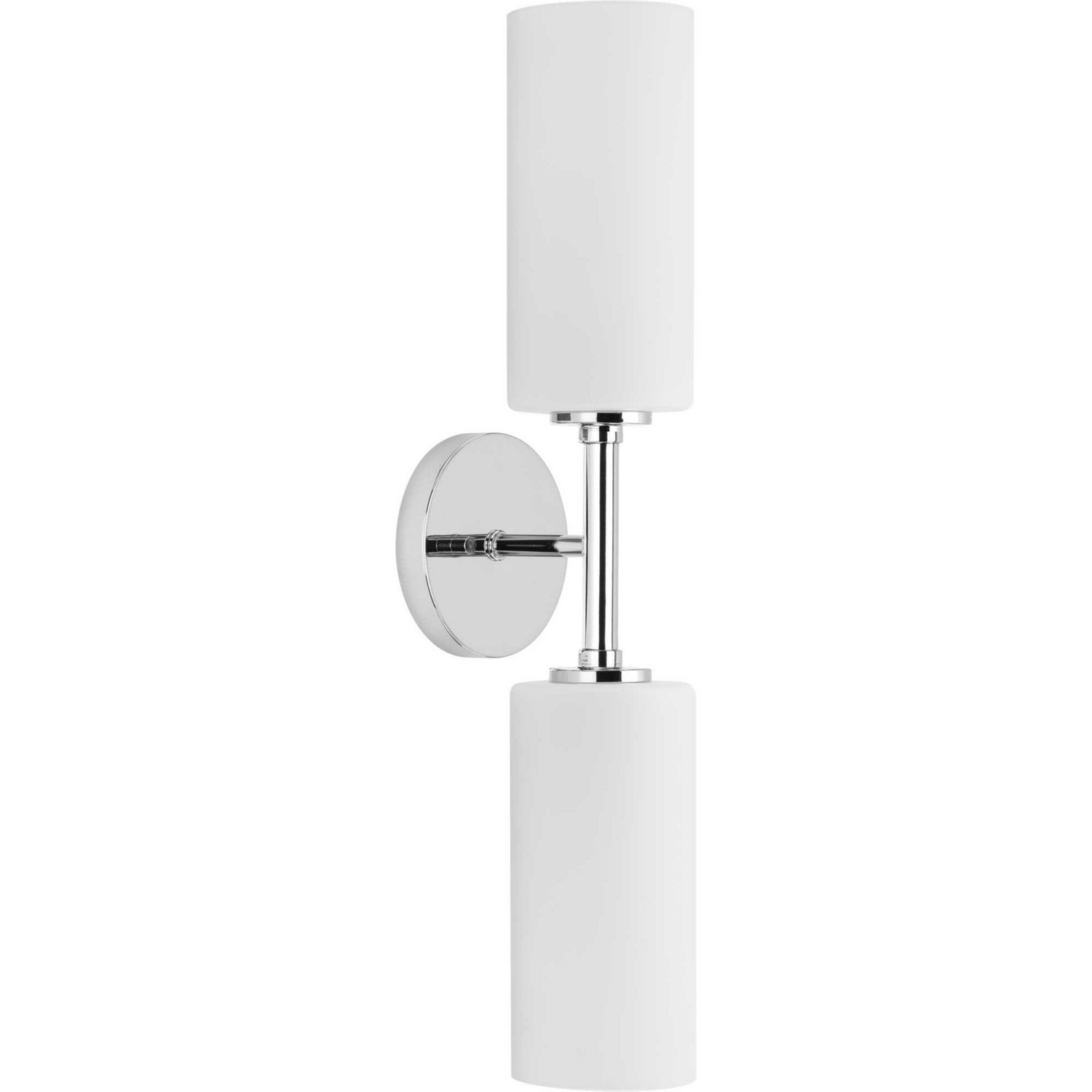 Polished Chrome Two Light Wall Bracket from the Cofield Collection