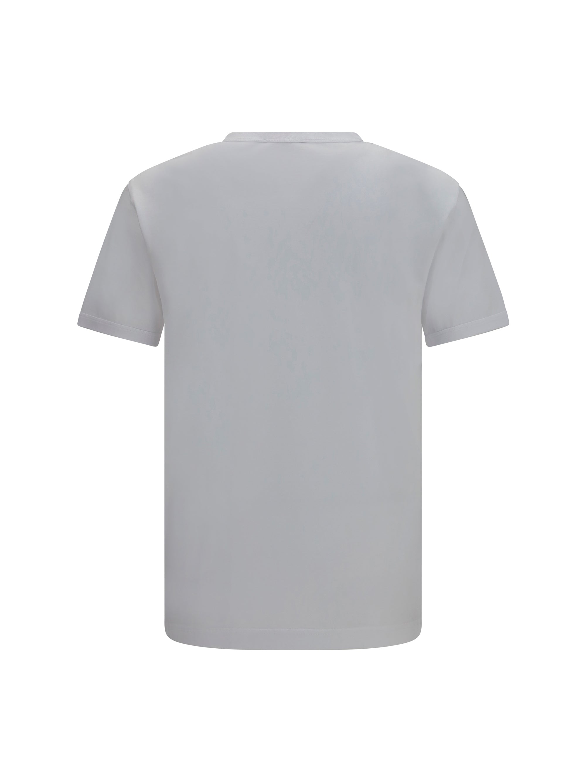 Crew Neck Cotton T-Shirt — White