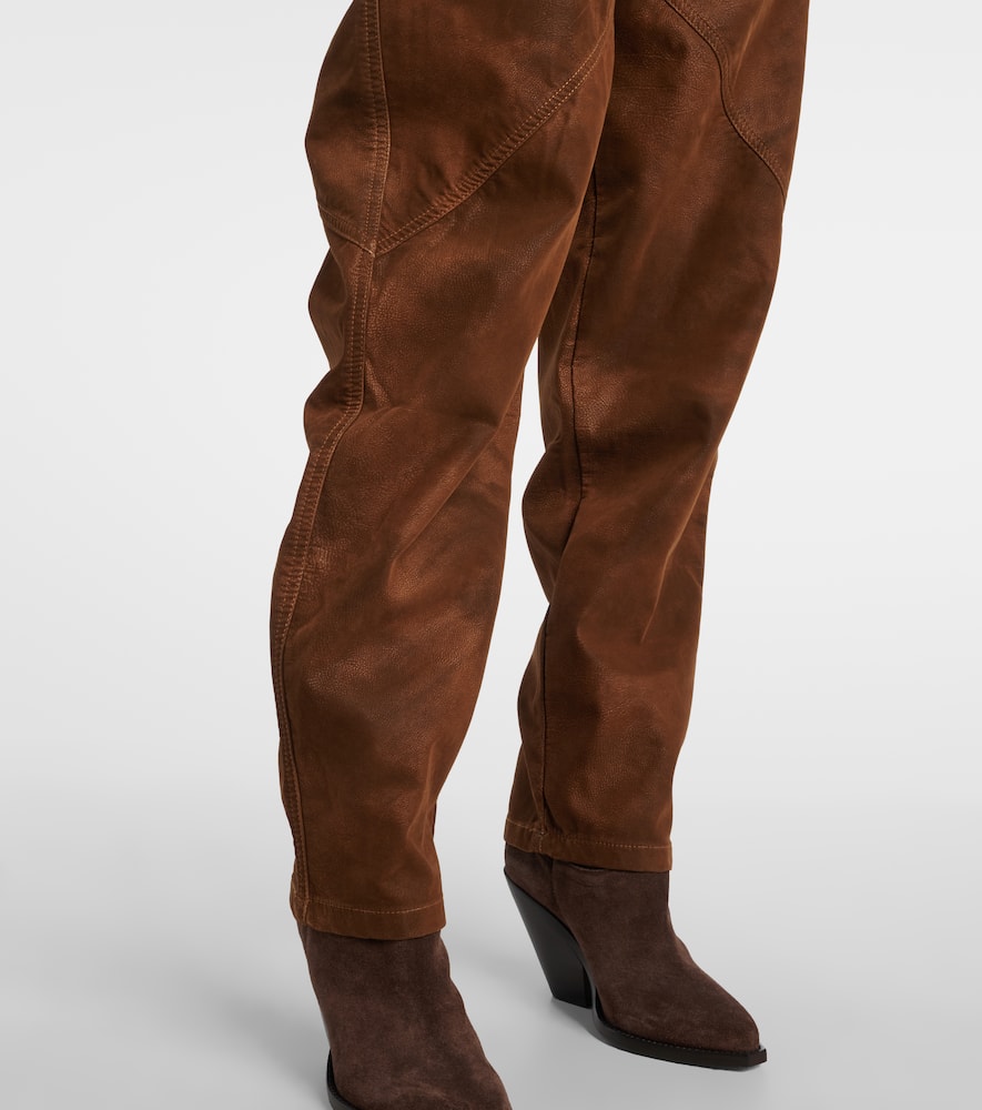 Kelvina faux leather pants
