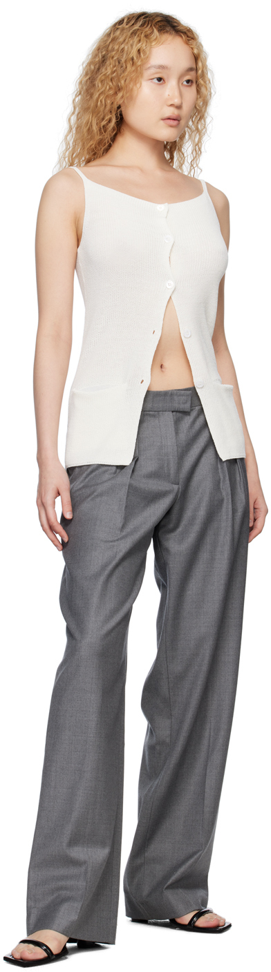 White oda tank top
