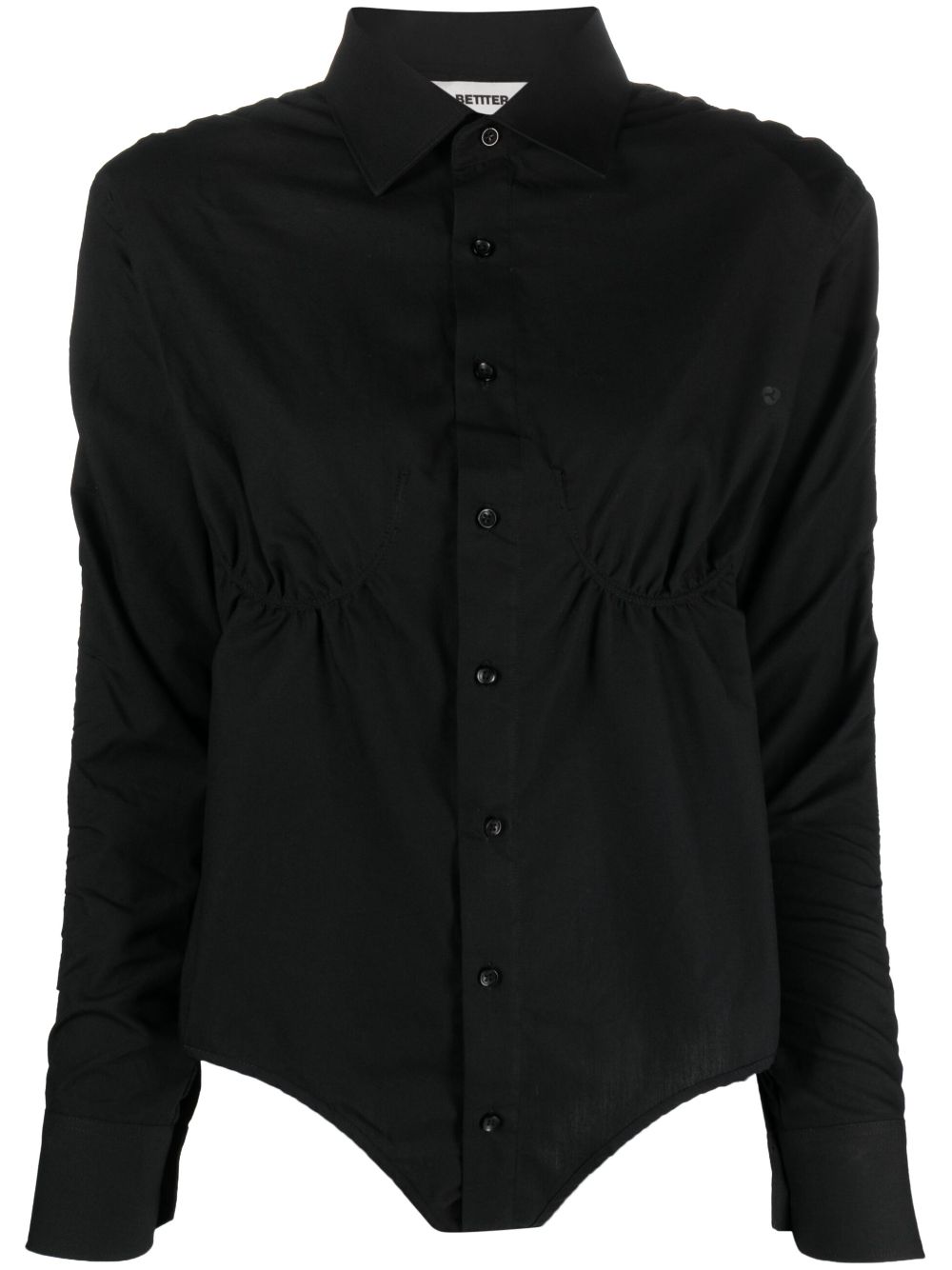 Underwired cotton bodysuit - Black