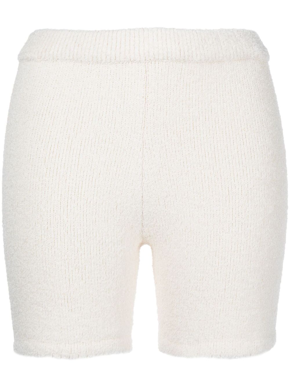 Cotton bycicle shorts - White