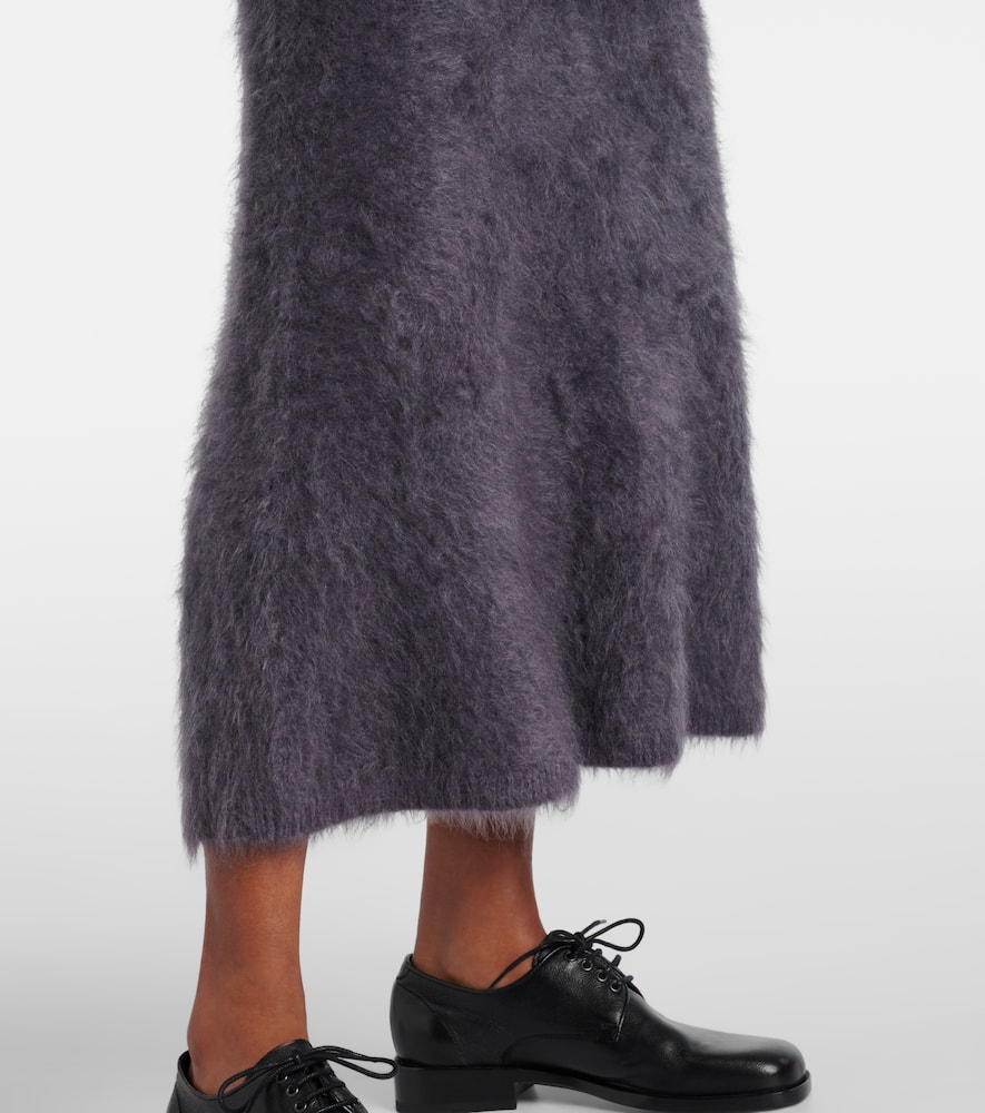 Asta cashmere midi skirt