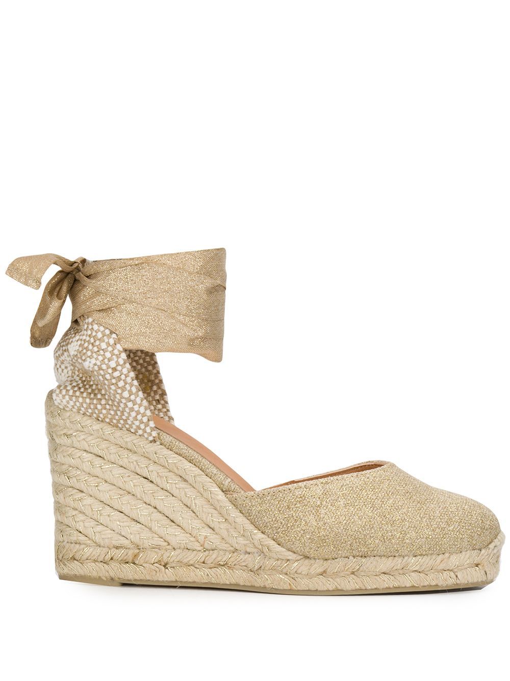 Carina lace-up wedge espadrilles