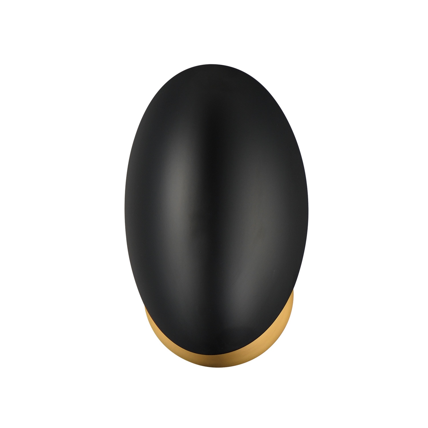 Black Natural Aged Brass Wall Sconce from the Maris Collection