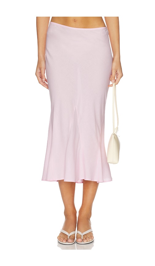 Lovers and Friends Opal Midi Skirt in Pink. - L also in M, S, XL