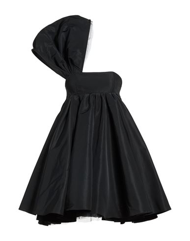 Woman Midi dress Black Size 4 Polyester