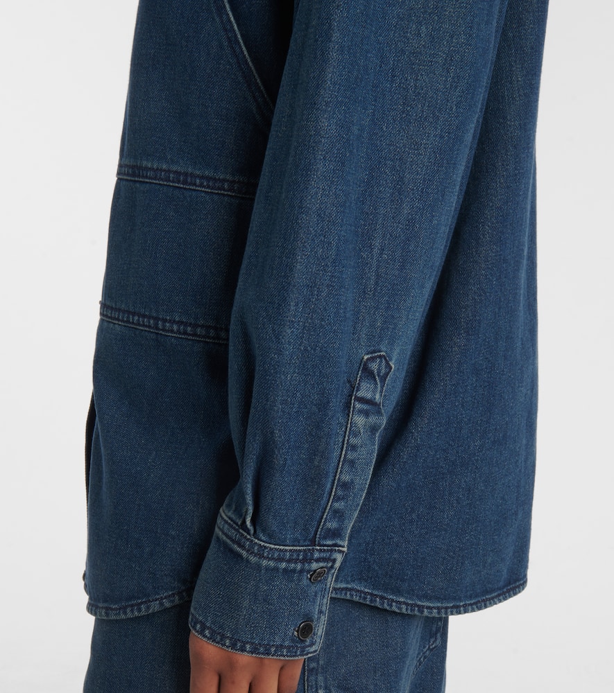 Okely denim overshirt