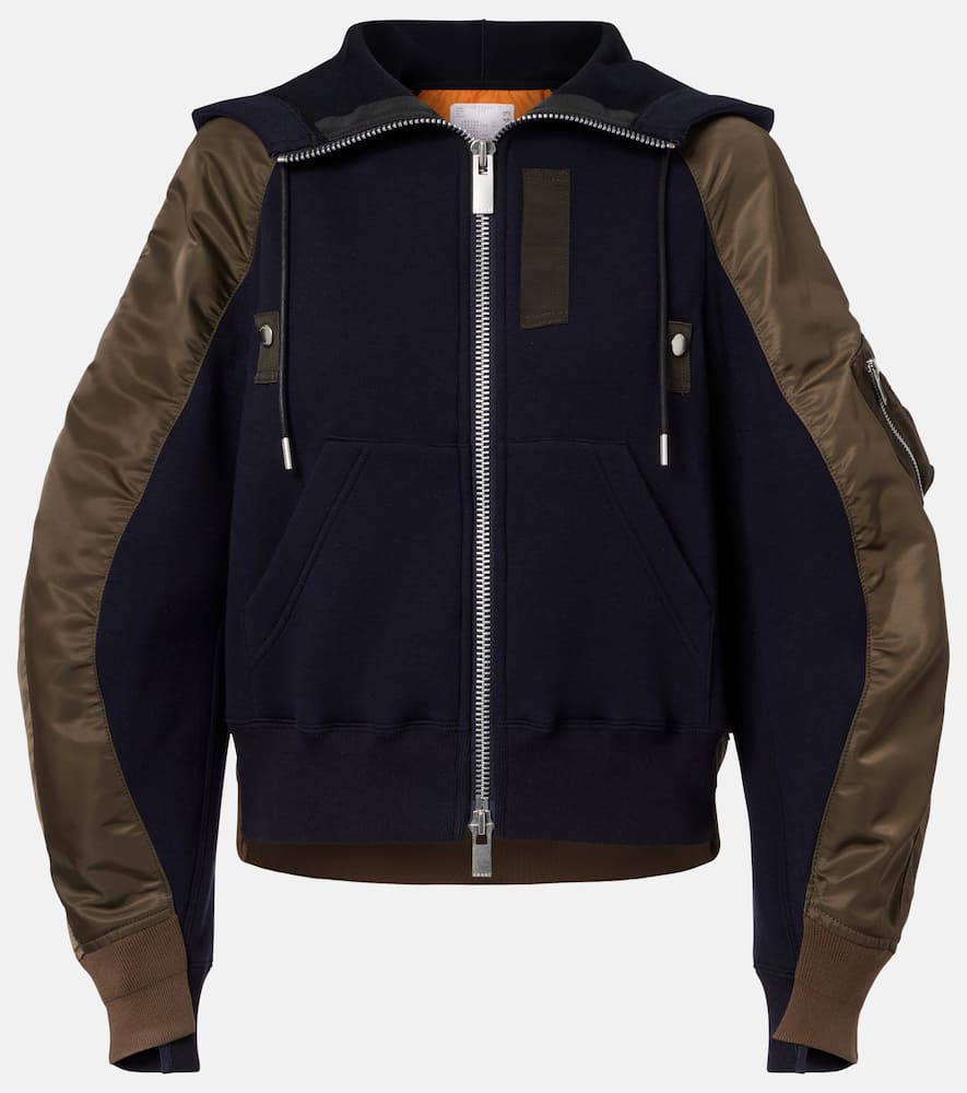 Cotton-blend and twill jacket