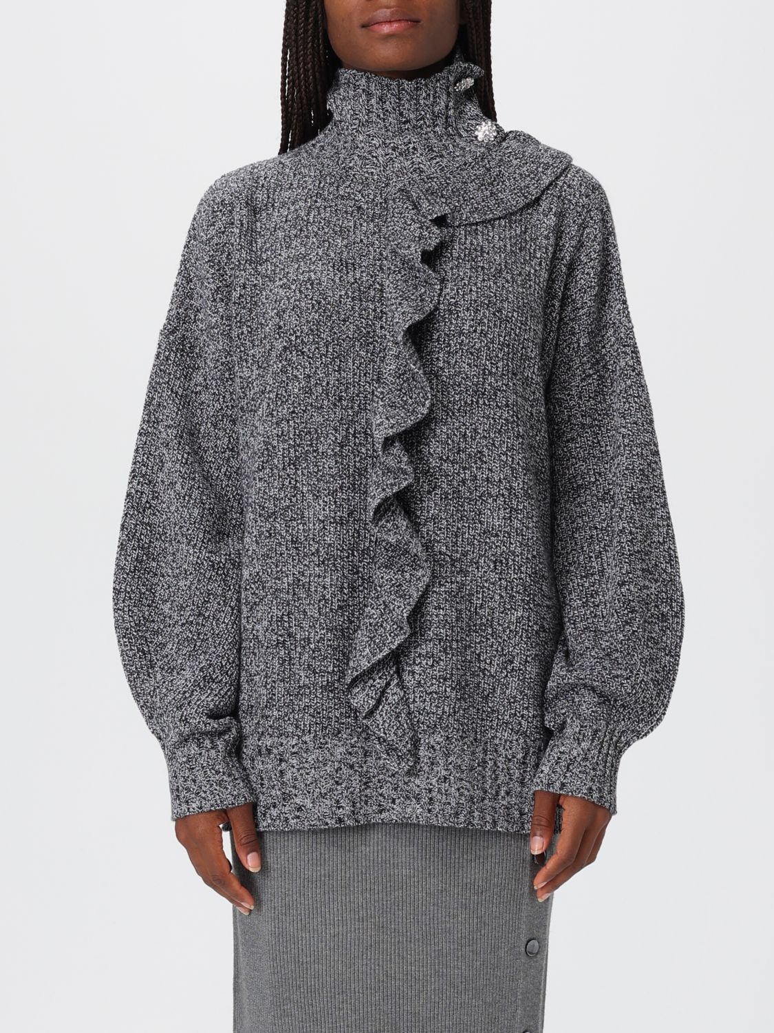 Sweatshirt Woman color Grey