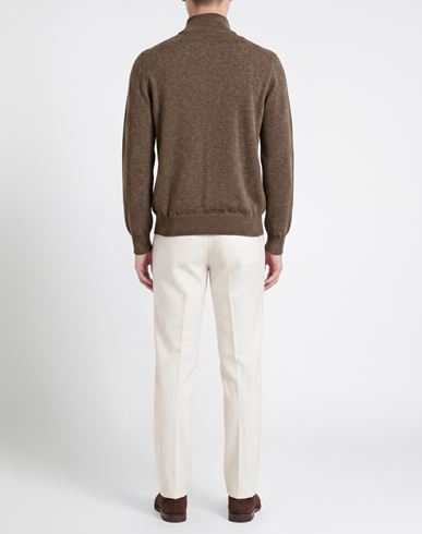 Man Turtleneck Taupe Size 48 Cashmere