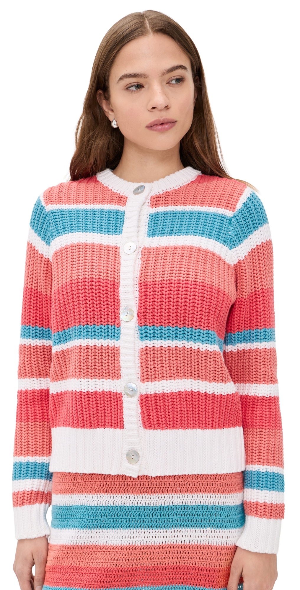 Camden Cardigan Cabana Stripe Knit