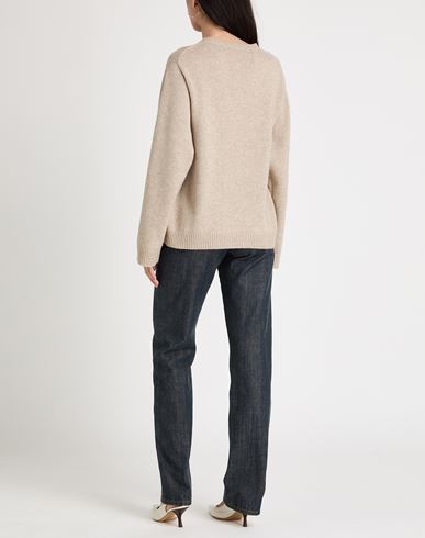 Woman Sweater Beige Size M Wool, Cashmere