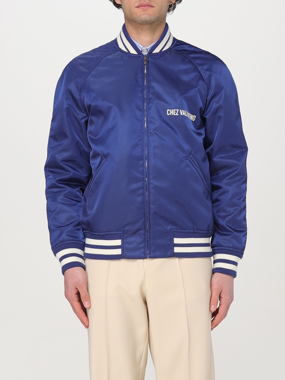 Jacket Men color Blue