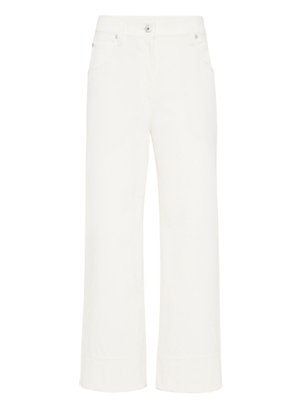 Cotton trousers - White