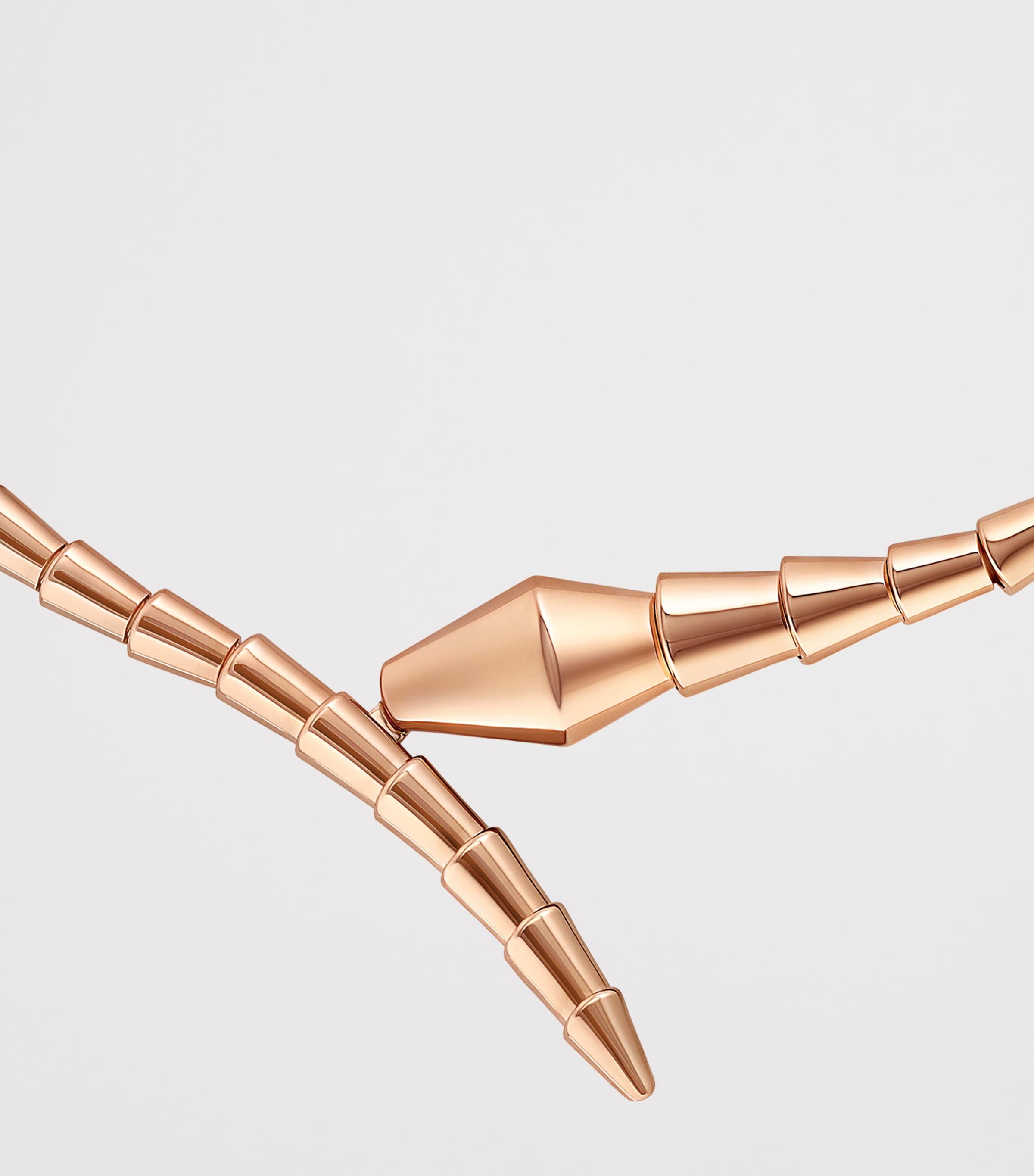 Rose Gold Serpenti Viper Necklace
