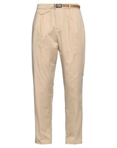 Man Pants Beige Size 28 Cotton, Elastane