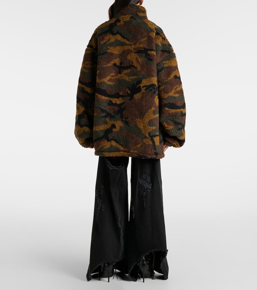 Camo fleece jacket