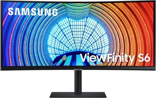 "ViewFinity S6  34"" Ultra Wide 1000R Curved QHD FreeSync Monitor with HDR10 (DisplayPort, HDMI, USB, USB-C) - Black"