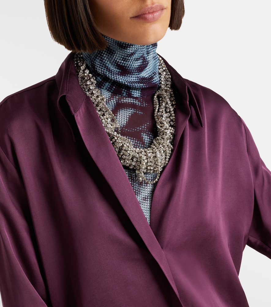Celindra satin shirt
