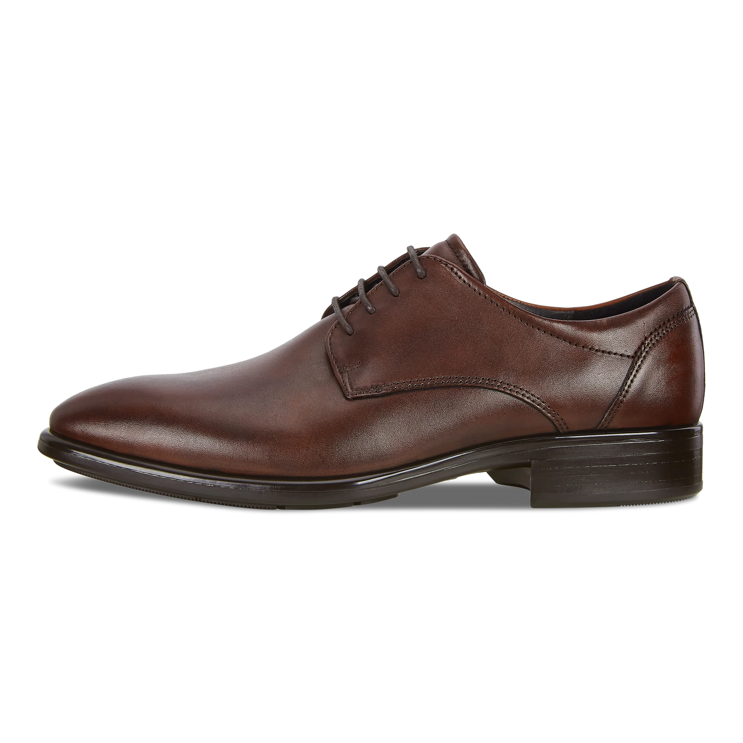 Citytray - Men's Leather Derby Shoe - Brown
