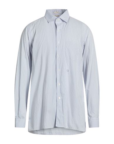 Man Shirt Slate blue Size L Cotton
