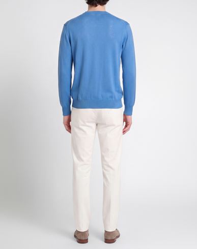 Helmur Man Sweater Light blue Size S Cotton