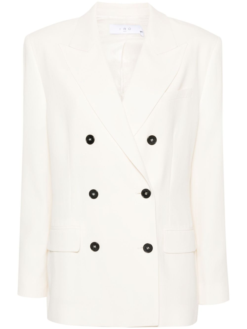Kristal double-breasted blazer - Neutrals