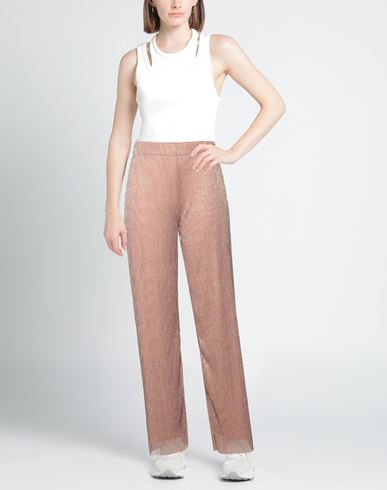 Woman Pants Blush Size M Polyester, Lurex
