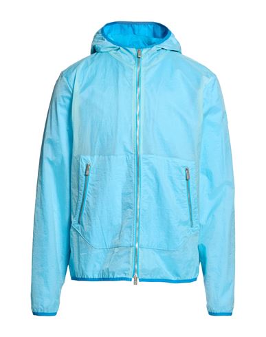 Man Jacket Sky blue Size L Cotton