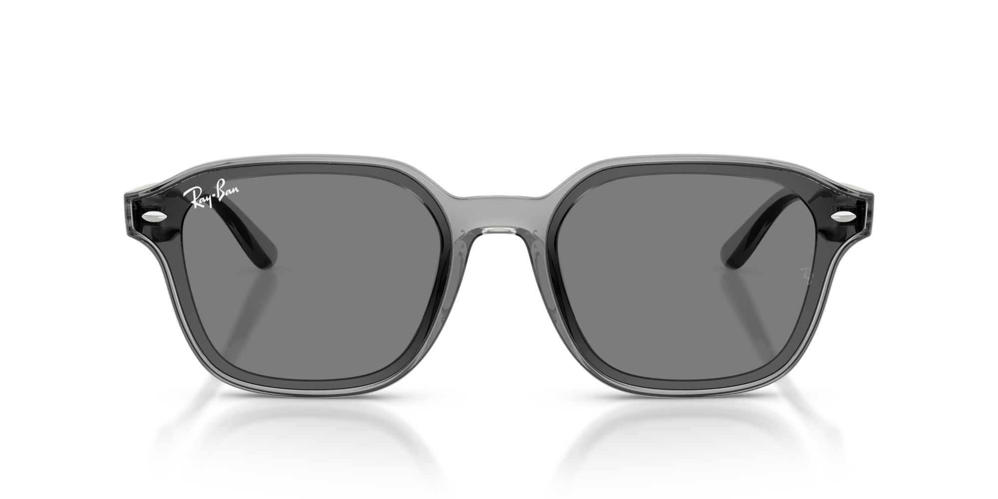Ray - Ban Unisex Ray - Ban RB4458D 645087 Sunglasses Nylon Grey Brown Squared Norma
