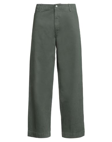 Man Jeans Military green Size 34 Cotton
